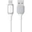 Кабель Usams SJ597 Micro 2A Bicolor Charging Data CableJelly Series 1 м Білий - мініатюра 1