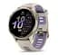 Смарт-годинник Garmin Forerunner 970 із золотистим титановим безелем сірим корпусом і ремінцем кольору французький сірий/індиго - мініатюра 1