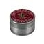 Гриндер для измельчения табака Амстердам HL-243 COFFEESHOP Silver Red (10902) - миниатюра 2