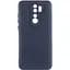 Чохол TPU Getman Liquid Silk Full Camera для Xiaomi Redmi 9 Синій / Midnight Blue - мініатюра 1