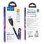 Кабель Hoco U92 Pisces Cable USB to Lightning 2,4A 1,2m Black - мініатюра 2