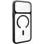 Чохол TPU+PC Getman Moon Clear with MagSafe для Apple iPhone 14 (6.1) Black - мініатюра 1