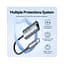 Переходник USB-C + USB A to RJ45 Ethernet 1000Mbps 0.15m aluminum gray Vention (CFQHB) - миниатюра 7