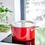 Кастрюля KitchenAid Steel Core с крышкой 20 см 3.7 л красная (CC003267-001) - миниатюра 3