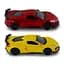 Автомодель TechnoDrive Chevrolet Corvette C8 Z06, 2024 (жовтий, червоний) (250310) - мініатюра 10