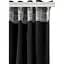 Штори на кухню та в кімнату Cosas ONYX180х260 см 2 шт чорний (Curtains_100Black_DUK_180x260) - мініатюра 7