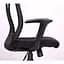 Офисное кресло для персонала Art Metal Furniture Nickel Black сиденье Сидней-07/спинка Сетка SL-00 черная (297089) - миниатюра 10