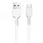 Кабель Hoco X20 Pisces Cable USB to Type-C 2A 3m White - мініатюра 1
