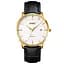 Skmei 1801LGDWT Gold-White Leather - мініатюра 1