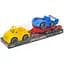 Ігровий набір Tigres Kid cars Sport: кабріолет з причепом + гонка на планшетці (39824) - мініатюра 1