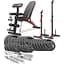 Набор Hop-Sport Strong 146кг со скамейкой HS-1035 и стойками 1005L - миниатюра 1