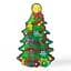 Игрушка светодиодная подвесная MBM My Home Елка 45х24х3 см (DH-NY-73 COLOR) - миниатюра 2