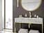 Дозатор підвісний Hansgrohe AddStoris для рідкого мила Brushed Black/скло 41745340, Шліфований чорний хром - мініатюра 7