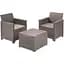 Комплект садових меблів Keter Emma balcony set стіл-скриня бежевий - мініатюра 1
