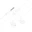 Проводные наушники Hoco M121 Bright universal earphones with microphone, 3.5mm, 1.2m, white - миниатюра 2