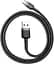 Кабель Baseus cafule Cable USB For Type-C 2A 2m Gray Black (CATKLF-CG1) - мініатюра 3