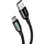 Кабель Baseus Light Intelligent Power-Off Cable USB to Type-C 3A 1m CATCD-01 Black - мініатюра 1
