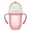 Кружка з силіконовою трубочкою Canpol babies Matte Pastels 210 мл рожевий - мініатюра 3