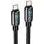 Кабель Hoco U143 Joy 240W charging data cable Type-C to Type-C Чорний - мініатюра 1