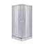 Душова кабіна Lidz Wawel SC90x90.SAT.LOW.GR, скло тон. 4 мм + Lidz Душовий піддон Kapielka ST90x90x14, Універсальна, тонований - мініатюра 1