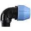Колено ПНД Vsplast 63x2 '' Н 4003 000007902 - миниатюра 1