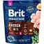 Сухий корм для собак дрібних порід Brit Premium Dog Adult S з куркою 1 кг - мініатюра 1