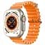 Смарт-часы Skmei S233 силиконовый ремешок silver orange (16697) - миниатюра 1