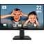 Монітор 21.45" MSI PRO MP225V WLED, VA, 1920x1080 (16:9), 1 мс, 100 Гц, 300 кд/м², 4000:1, 178°/178°, VGA/HDMI, VESA чорний - мініатюра 1