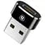 Перехідник Baseus USB Male To Type-C Female Adapter Converter 3A (CAAOTG-01) Чорний - мініатюра 2