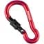Брелок-карабін Munkees 3249 Pear with Screw Lock 8х80 мм Red (1012-3249-RD) - мініатюра 1