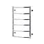 Полотенцесушитель водяной Kroner Трапеция ДТ10 800x530/6 CV019204, Хром, нижнее - миниатюра 1