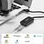 Зовнішній стереофонічний звуковий адаптер Ugreen US205 для навушників USB 3,5 мм Black (30724) - мініатюра 2
