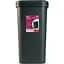 Відро для сміття MBM My Home з кришкою 15 л антрацит (BIN-04 15L ANTHRACITE) - мініатюра 1