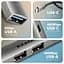 Концентратор Axagon USB-C to 1xUSB-A 5Gbps + 2xUSB-A 480Mbps + 1xUSB-C 480Mbps 0.12m aluminum (HUE-STC) - мініатюра 4