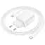 МЗП Borofone BN27 Fuente PD20W+QC3.0 (1USB-A/1C) + кабель Type-C to Type-C White - мініатюра 2