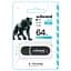 Flash Wibrand USB 2.0 Panther 64Gb Black - миниатюра 2