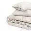Комплект постільної білизни MirSon Natural Linen Jasmine льон сімейний бежево-сірий (2200008269081) - мініатюра 2