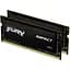 Модуль пам'яті Kingston Fury Impact SO-DIMM 2x16GB/3200 DDR4 (KF432S20IBK2/32) - мініатюра 1