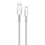 Кабель ColorWay USB - Lightning (M/M), line-drawing, 2.4 А, 1 м, White (CW-CBUL027-WH) - миниатюра 1