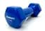 Гантель для фітнесу 1.5 кг EasyFit із вініловим покриттям синя (EF-0015-BL) - мініатюра 1