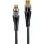 Кабель Hoco U121 Gold standard Transparent Discovery Edition PD зарядный кабель для передачи данных iP Черный - миниатюра 1