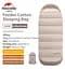 Спальний мішок з капюшоном Naturehike B400 NH21MSD11 (220 х 85см) Бежевий - мініатюра 4