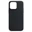 Кожаный чехол-панель для Apple iPhone 13 Pro, FAKE Leather Case, черный, искусственная кожа, премиум, противоударный, защита всего корпуса, с мягкой подкладкой, поддержка MagSafe и беспроводной зарядки, ArmorStandart (ARM61373) - мініатюра 1