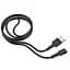 USB Cable Hoco U82 Cool Grace Lightning Black 1m - мініатюра 2