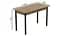 Стіл кухонний Ferrum-decor Беніта 75x120x70 Чорний ДСП Дуб Артізан 16мм (FRD-105697) - мініатюра 4