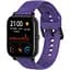 Ремінець силіконовий BeWatch для Xiaomi Amazfit BIP/GTS/GTR S 20 мм Фіолетовий (1012355S) - мініатюра 1