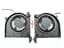 Вентилятор (кулер) для Lenovo Legion Y550-15, 15ACH6H R7000 R7000P 2021 (CPU+GPU) FAN 10V Пара. - мініатюра 2