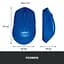Мишка Logitech M330 Silent plus Blue (910-004910) - мініатюра 8