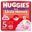 Підгузки-трусики для дівчаток Huggies Little Movers Pants 5 (12-17 кг) 102 шт. - мініатюра 1