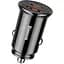 Автомобильное зарядное устройство Baseus USB Car Charger USB 3.0 + USB-C 30W Black - миниатюра 1